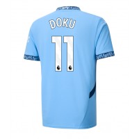 Manchester City Jeremy Doku #11 Hemmatröja 2024-25 Korta ärmar